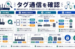 対応機能、無線名の紐付け、上位機器、分離確認を整理した日本語アイキャッチ画像