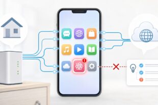 特定アプリの通信経路、アプリ別設定、原因確認を整理した日本語アイキャッチ画像