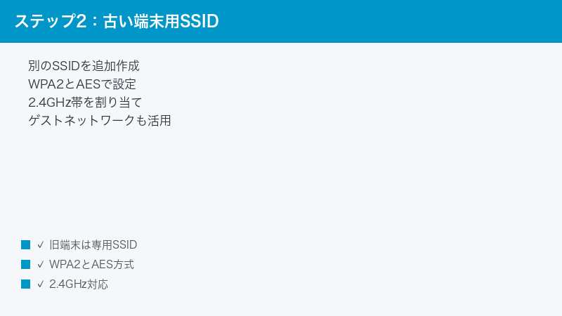 Router Separate SSID Create WPA2 AES 2.4GHz Band Guest Network Old Device Assign
