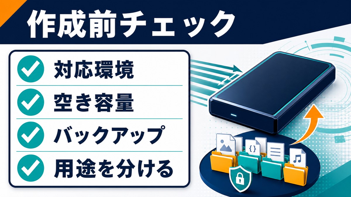 Dev Drive作成前チェックの図解