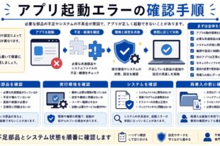 共通部品、実行環境、システム確認、再導入前確認を整理した日本語アイキャッチ画像