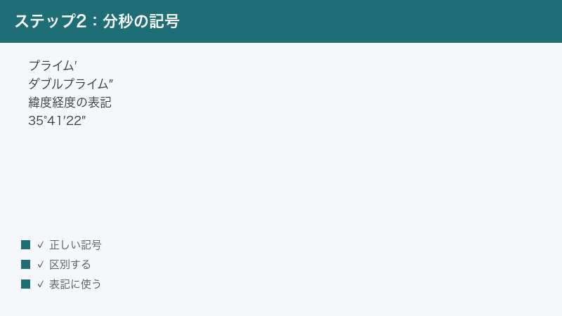 Word prime double prime latitude longitude notation degrees minutes seconds