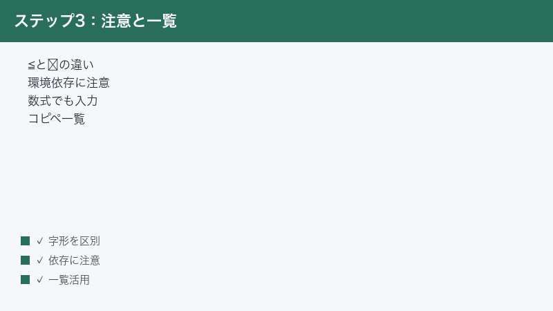 Word glyph distinction environment dependent equation copy list