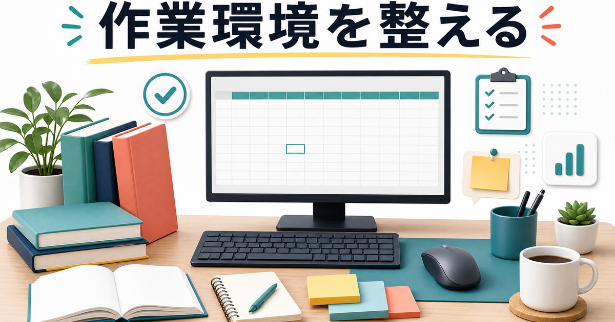 表計算作業の効率を高める作業環境の図解
