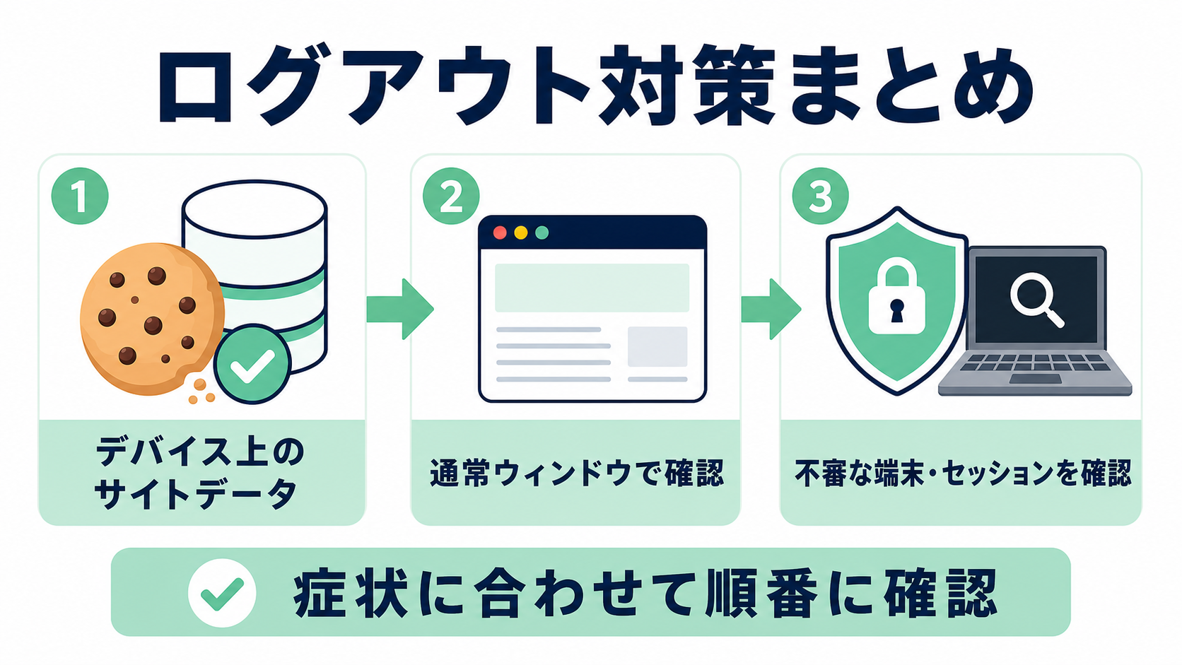 Googleアカウントのログアウト対策チェックリスト