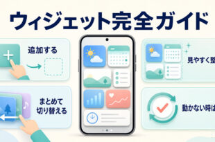 ウィジェットの追加、整理、スタック、不具合確認までをまとめた完全ガイドのアイキャッチ