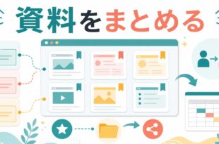 Microsoft EdgeのCollectionsで資料を整理して活用する方法の図解