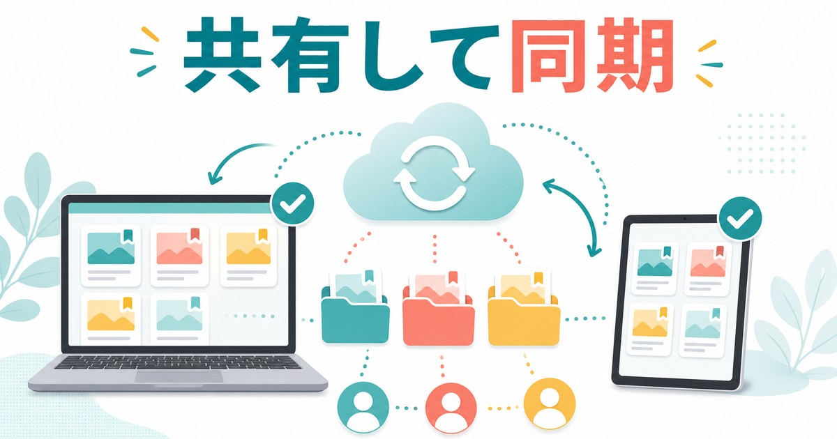 Edge Collectionsを共有して同期する考え方の図解