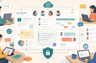 Microsoft Loopで共同編集ワークスペースを活用する方法の図解