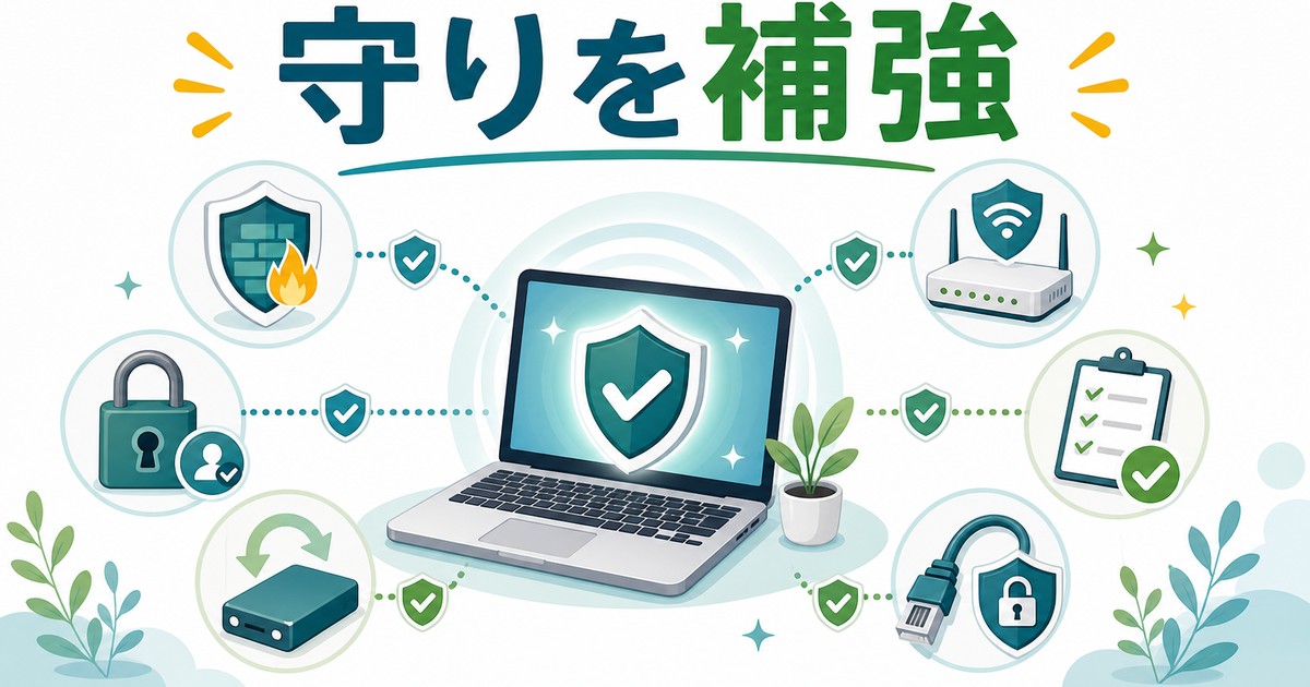 ファイアウォール周辺のセキュリティを補強する図解