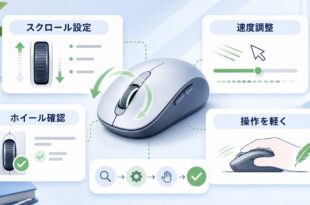 Windowsのマウスとスクロール設定を最適化する方法の図解