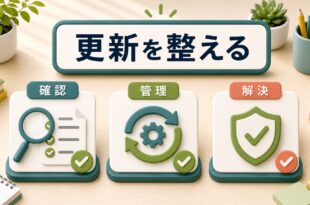 Windows Updateの設定管理とトラブル解決を整理する図解