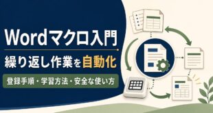 Wordマクロ入門 繰り返し作業を自動化する流れ