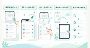 Androidのクリップボード履歴、共有、困った時の確認順を整理したアイキャッチ画像