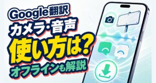 Google翻訳アプリのカメラ・音声・オフライン翻訳の使い方