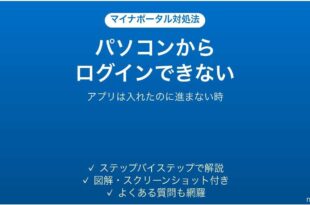 マイナポータルにパソコンからログインできない時の対処法