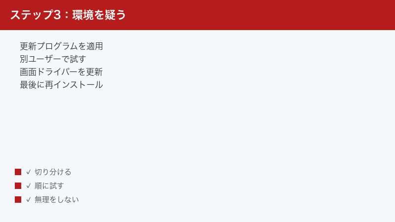 Apply Windows updates test another user profile and update the display driver
