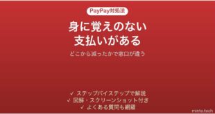 PayPayに身に覚えのない支払いがある時の対処法