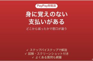 PayPayに身に覚えのない支払いがある時の対処法