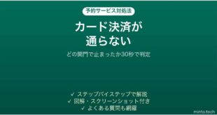 スマートEXでクレジットカード決済ができない時の対処法